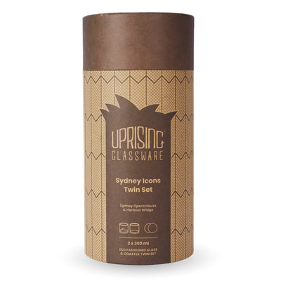 Protective recyclable gift tube the twin set ships in
